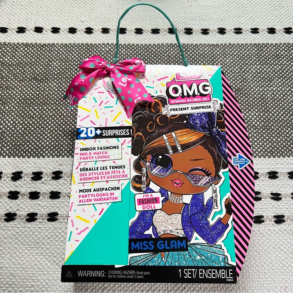 LOL Surprise O.M.G. Present Surprise Miss Glam Fashion Doll | NIB